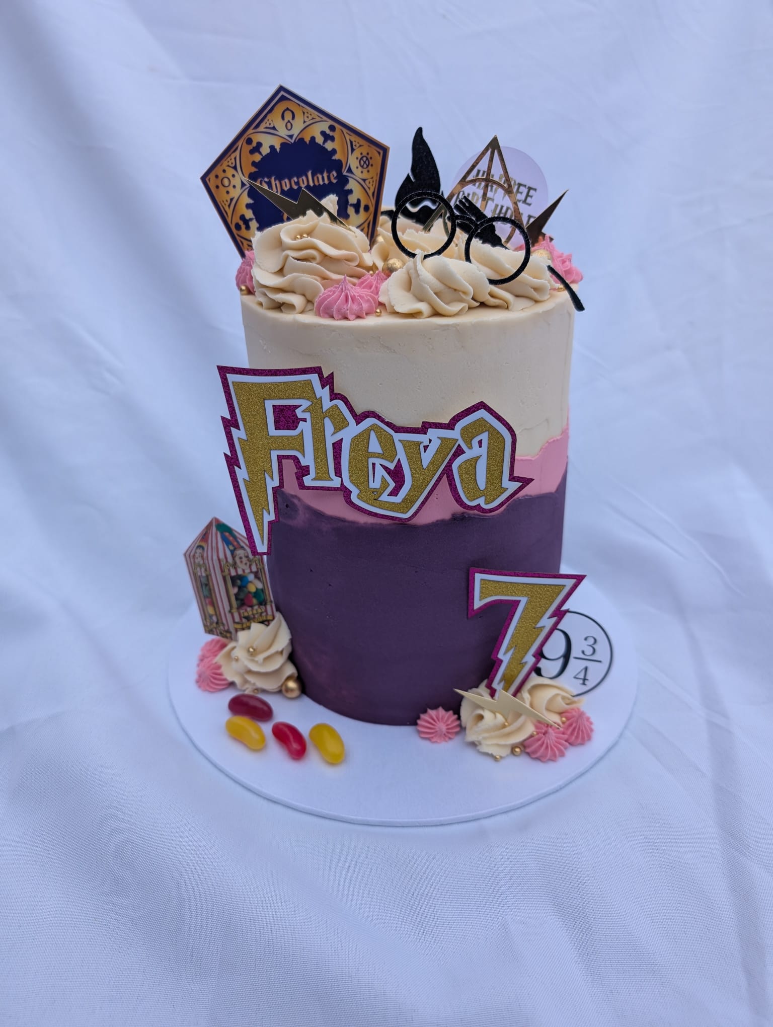 Freya 7 Birthday Cake