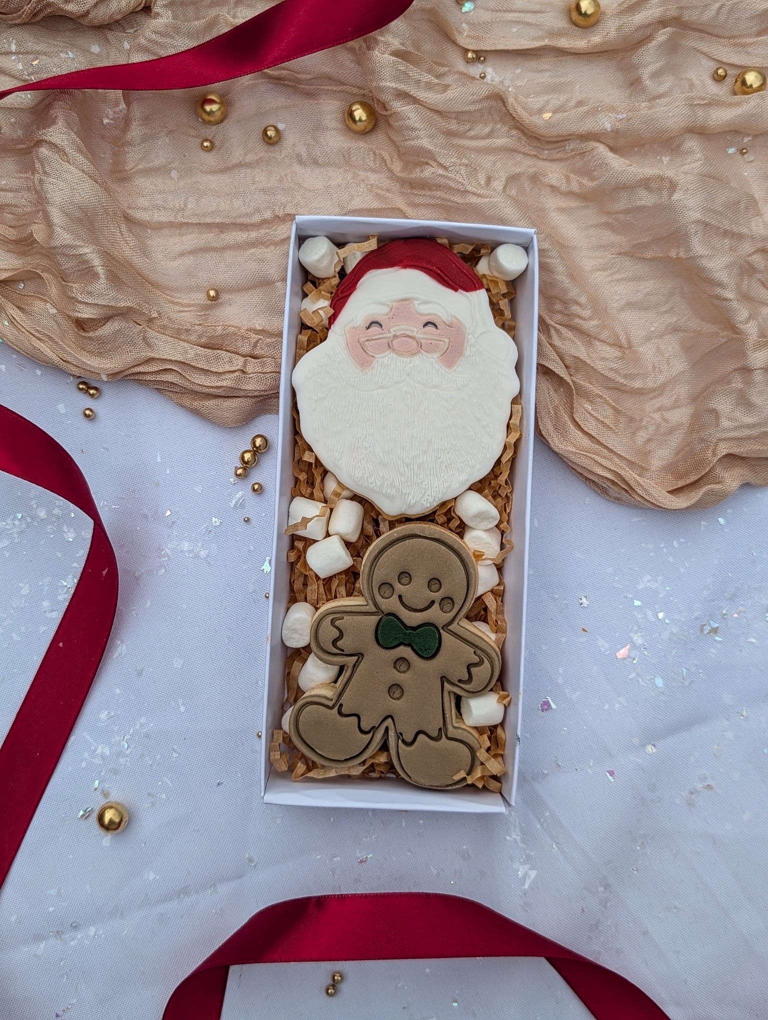 Mini Christmas Biscuit Box
